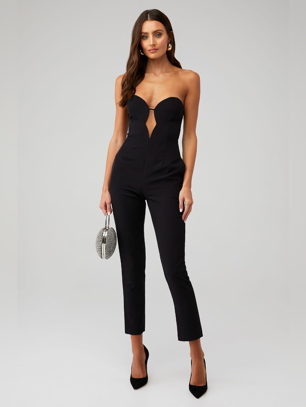 Bardot NWT Black Strapless Jumpsuit